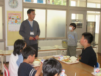 誕生日給食（校長先生） (5)